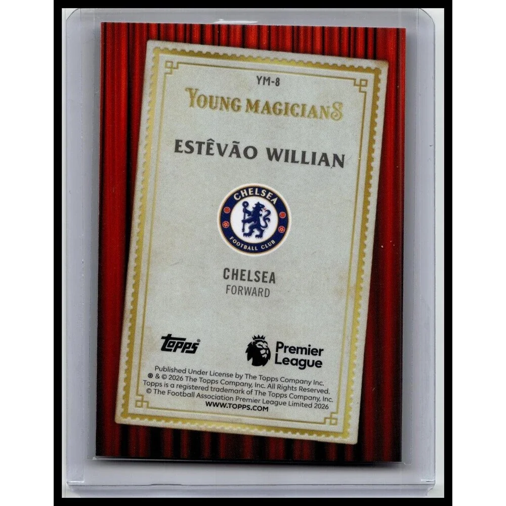 2026 Merlin Premier League Estêvão Willian #YM-8 Chelsea FC Young Magicians